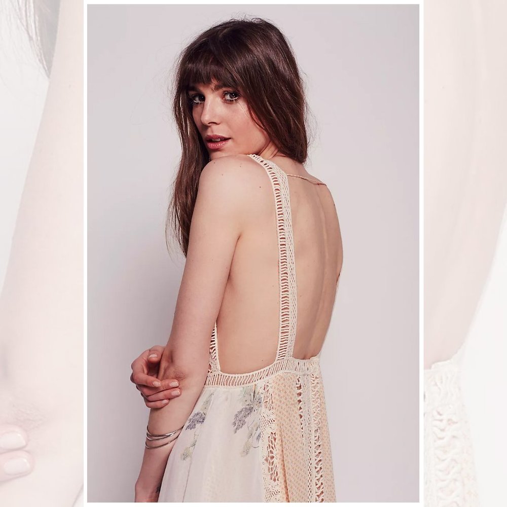 Free People RARE HTF Queen of the Sun Maxi Dress - Picture 3 of 16